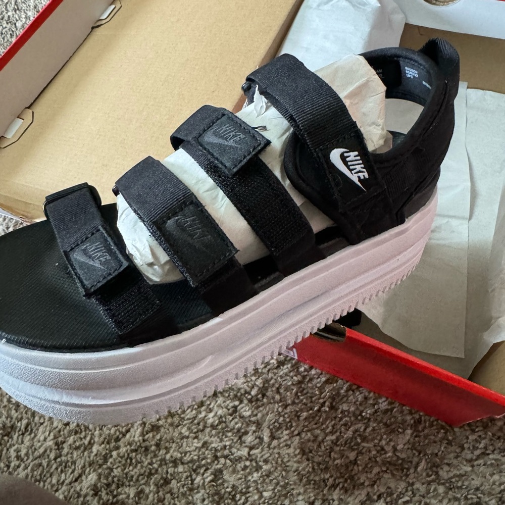 Nike platform sandals